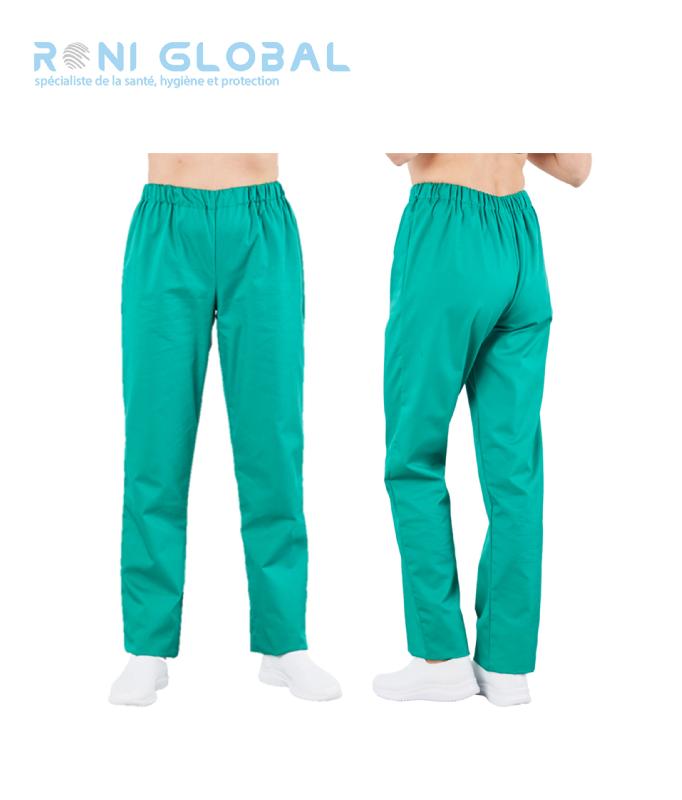 Pantalon médical et dentiste unisexe en coton/polyester - PACO PVB - tailles 0 à 6, coupe confortable_0