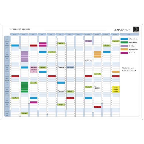 Planning annuel - 37 modèles en vente via Hellopro.fr