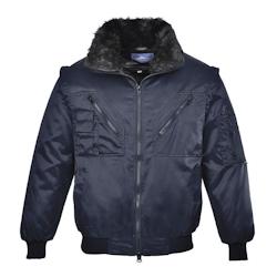Portwest - Blouson pilote pour homme Bleu Marine Taille XS - XS bleu polyester 5036108203734_0