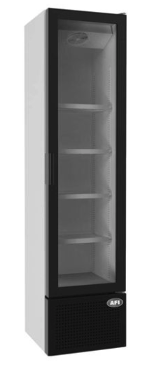 Réfrigérateur étroit porte vitrée - Armoire à boissons 225L - Température 0°C/10°C - Gaz R600_0