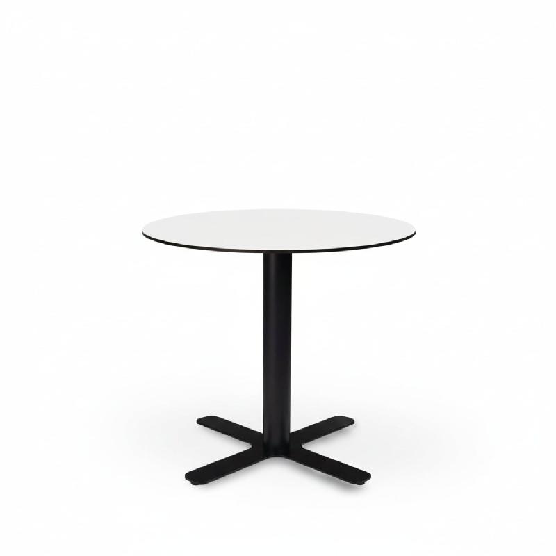 Resol garbar GOYA HPL Table Ronde Intérieure Ø70 Pied Noir - Tableau Blanc - multicolore multi-matériau 07211_0