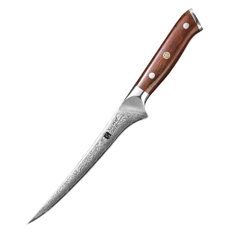 XinZuo - Couteau à filet Damas - Série B13R Yu - multicolore B13R-YD_0