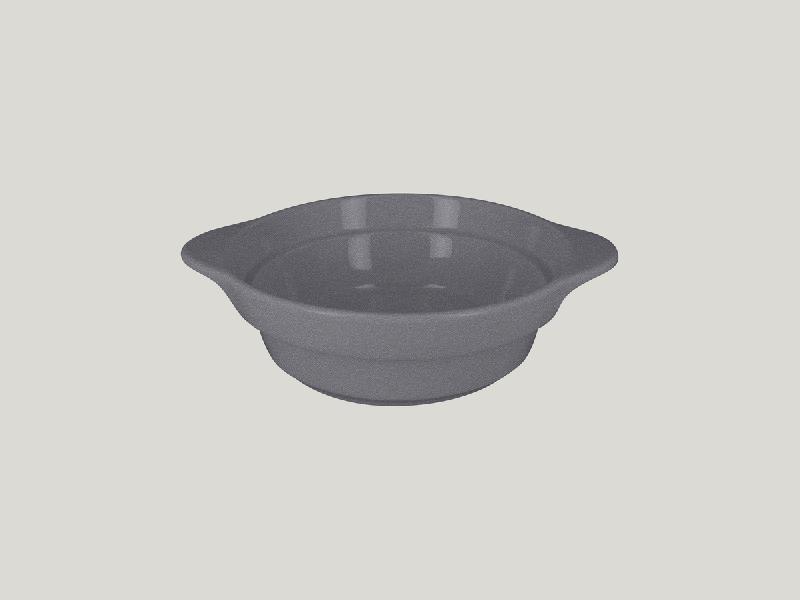 COCOTTE ROND GRIS PORCELAINE Ø 16 CM CHEFS FUSION RAK