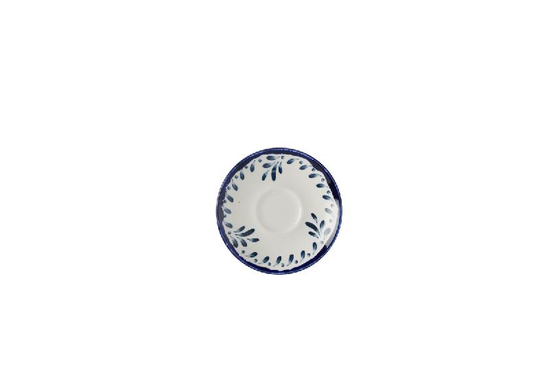 SOUS TASSE ROND MEDITERRANEAN INK PORCELAINE Ø 11,8 CM HARVEST DUDSON