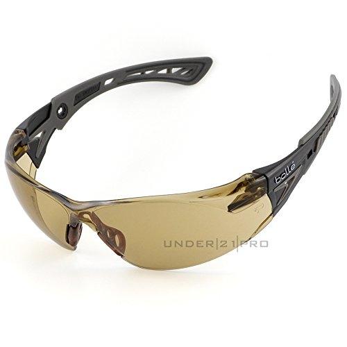 Bollé RUSH+ RUSHPTWI - Lunettes de protection Twilight - Design sportif et technologie antibuée et anti-rayure_0