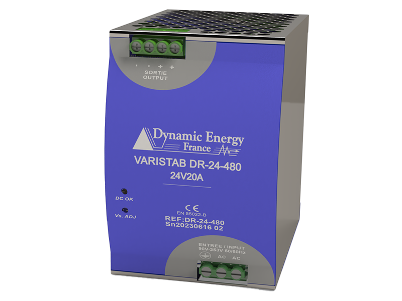 Alimentation  stabilisée compacte -  VARISTAB DR 48V 10A 480W - REF DR-48-480_0