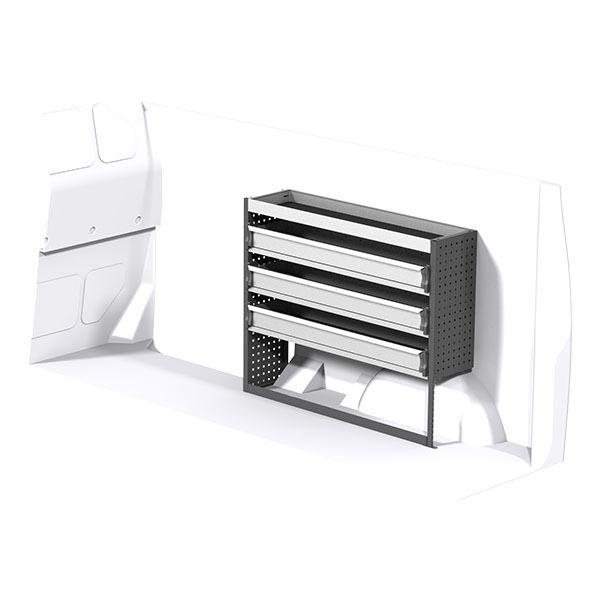 Aménagement métal côté droit - VOLKSWAGEN - 1240mm x 1000mm x 300mm - 35Kg_0