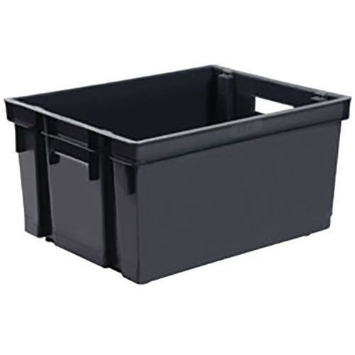 BAC DE RANGEMENT EN PLASTIQUE EN FORME RECTANGULAIRE 30L