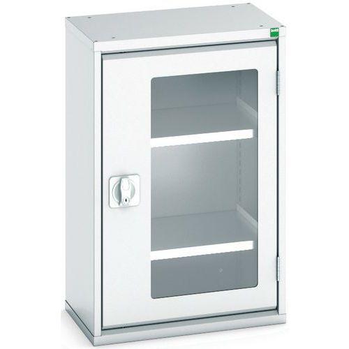 BOTT 1 ARMOIRE VERSO PORTES TRANSPARENTES AVEC 2 TABLETTES 525X350X800 - BOTT