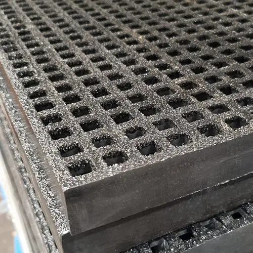 Caillebotis polyester silicé - Gris fonçé_0