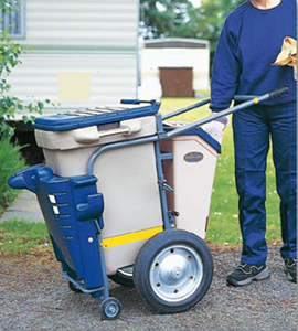 Chariot de service et de propreté 1 ou 2 bacs : de 70, 100 ou 200 litres_0