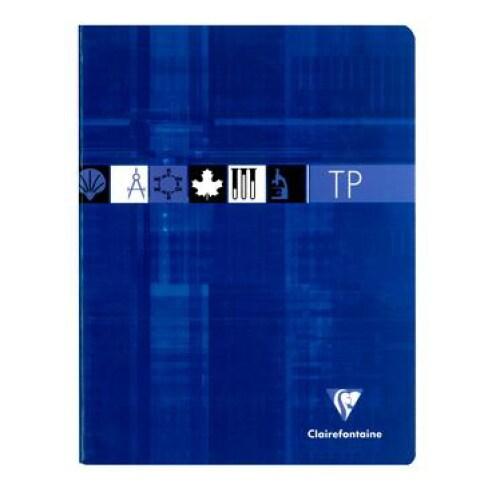 Clairefontaine Lot de 5 Cahier Travaux Pratiques Metric 17x22, 80p./40 feuilles 90 g/m² / 125 g/m² piquées, Séyès / uni - 3329680372700_0