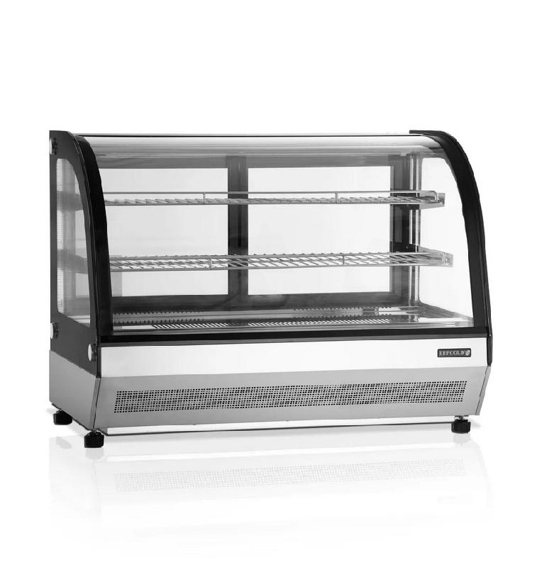 Comptoirs réfrigéré à desserts à poser bombé 130 litres - PLCT900C/BLACK_0