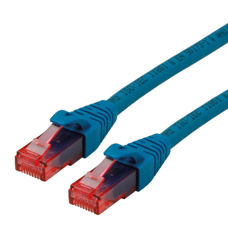 Cordon ROLINE UTP Cat.6, LSOH, Component Level, bleu, 1,5 m_0