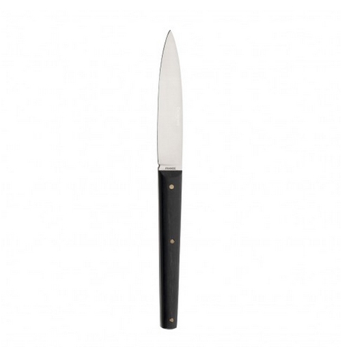 COUTEAU À STEAK INOX MANCHE ÉBÈNE - LOT DE 6 - GUY DEGRENNE - MIRAGE
