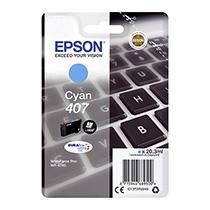 EPSON 407 CARTOUCHE COULEURS SÉPARÉES POUR IMPRIMANTE JET D'ENCRE - CYAN