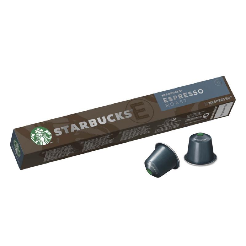 ESPRESSO ROAST STARBUCKS POUR MACHINE NESPRESSO - INTENSITE N°11 - PAQUET DE 10 CAPSULES