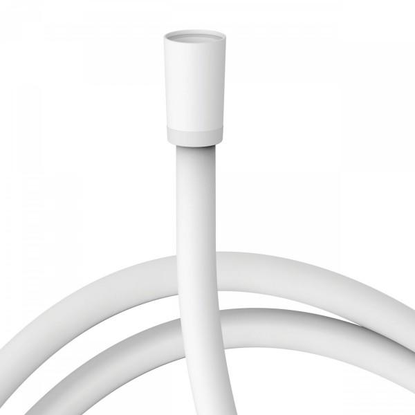 FLEXIBLE SATIN LONG. 1,50 M. Ø 14,5 MM. ANTITORSION WHITEMAT (BLANC MAT) - TRES 913460915BM
