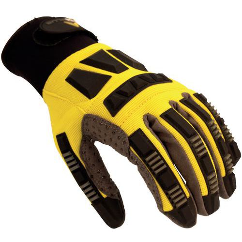 GANT EOS TAILLE 10 JAUNE/GRIS - DELTA PLUS