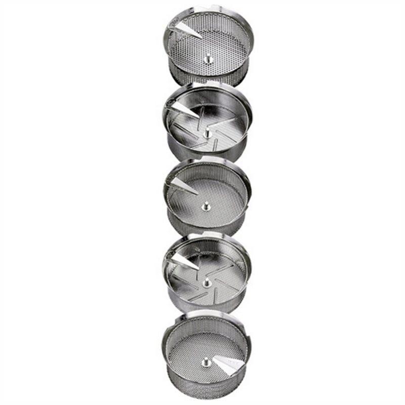 Grilles inox interchangeables pour moulin à légumes électrique - Louis Tellier série EX_0
