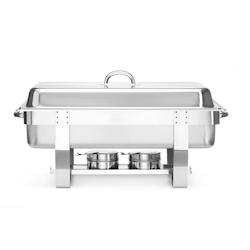 Hendi Chafing Dish Fiora - Set complet en métal 585x385x315 mm avec récipients GN - Réf. 471050_0