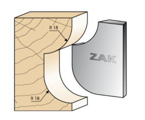 JEU DE 2 FERS ZAK531023 HAUTEUR 50MM