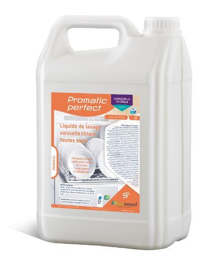 Promatic perfect liquide de lavage desinfectant javel non parfume -   5l - a315_0