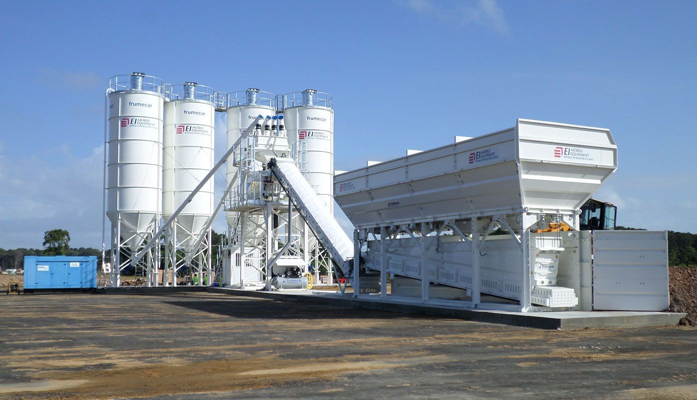 Centrale à béton Modulmix 3000 C - Frumecar - 120 m³/h - Conception pliable et préinstallation rapide_0