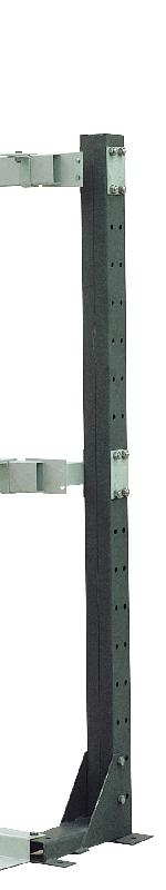 Montant avec pied h.1850 mm pour rayonnage porte-barres vertical_0