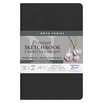 NOVA SERIES CARNET SOUPLE 46F 21,6X14CM 150G - GRIS - LOT DE 2