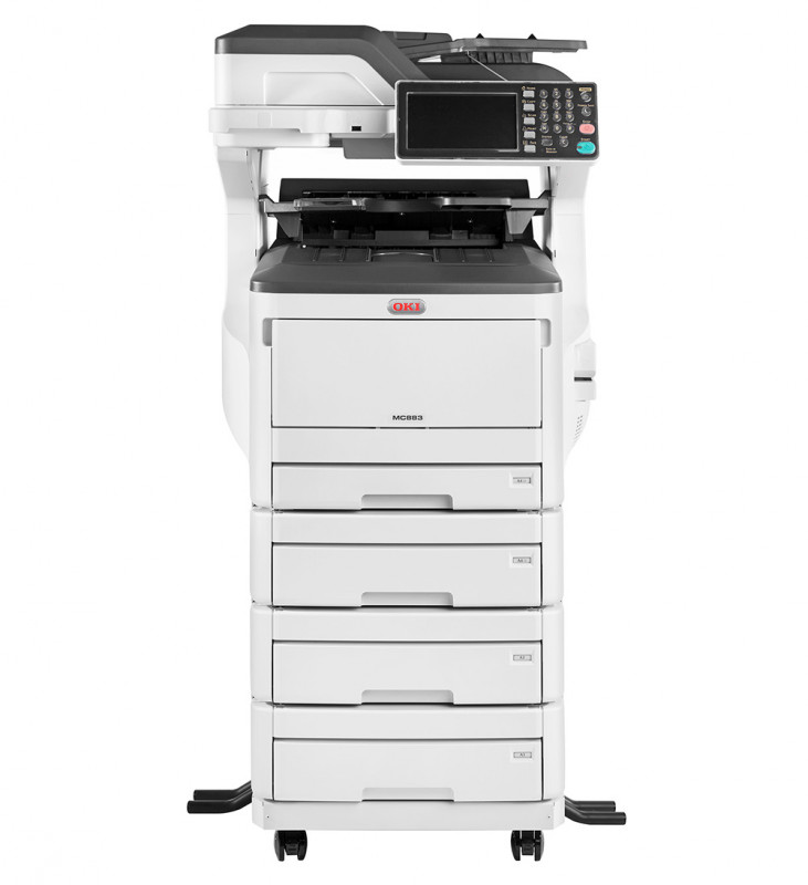 OKI MC883dnv - Imprimante laser couleur multifonction A3 - Résolution 1200 x 1200 dpi - 3 ans de garantie sur site_0