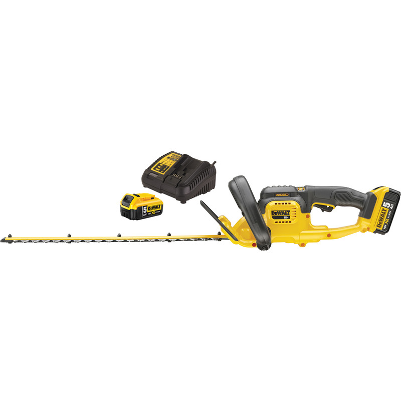 PACK TAILLE-HAIES DEWALT 55CM DCM563P1-QW 18V LI-ION 5AH