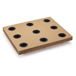 PALETTE CARTON EMBOÎTABLE À PLOTS PLASTIQUE INTERPAL 1000X120 MM