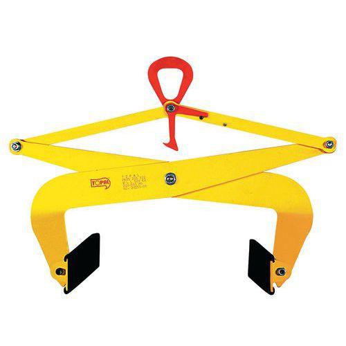 PINCE PB CMU=1000KG CAP PRISE=200/5 00 MM - TRACTEL