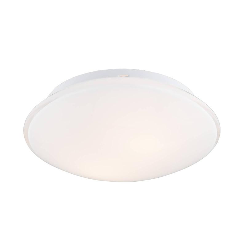 ARGON PLAFONNIER GJOVIK AVEC VERRE BLANC OPALIN, Ø 40 CM