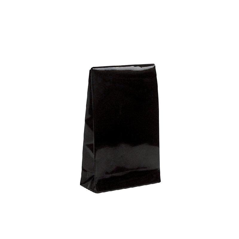 Pochettes cadeaux pelliculé noir 14x5,5x23cm - par 50 - Papier couché_0
