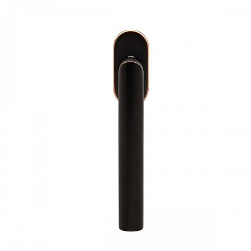 POIGNÉE DE FENÊTRE RHODOS EF284 ROSACE OVALE OSCILLO-BATTANT -BRONZE KARCHER DESIGN
