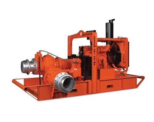 Pompe hydraulique auto-amorçante Godwin CD300M - Débit élevé, pompage de solides jusqu'à 95 mm_0