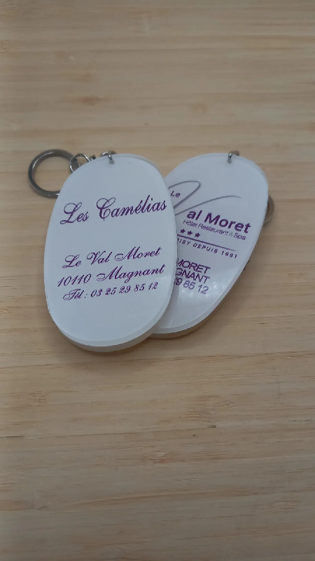Porte-clés hôtel OVALE - Référence 102091_0