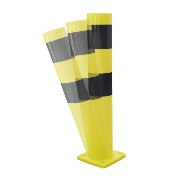 Poteau d'entrepôt à mémoire de forme - Diamètre 100 mm - Protection des installations et machines - Marque Rolléco_0