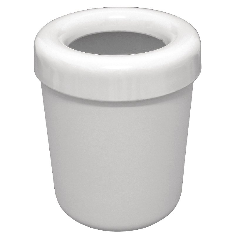 POUBELLE DE TABLE, BLANCHE, 13 X 15 CM