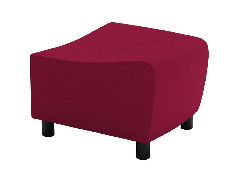 POUF D\'ANGLE IZARI TISSU M1 MAGENTA - MANUTAN COLLECTIVITÉS