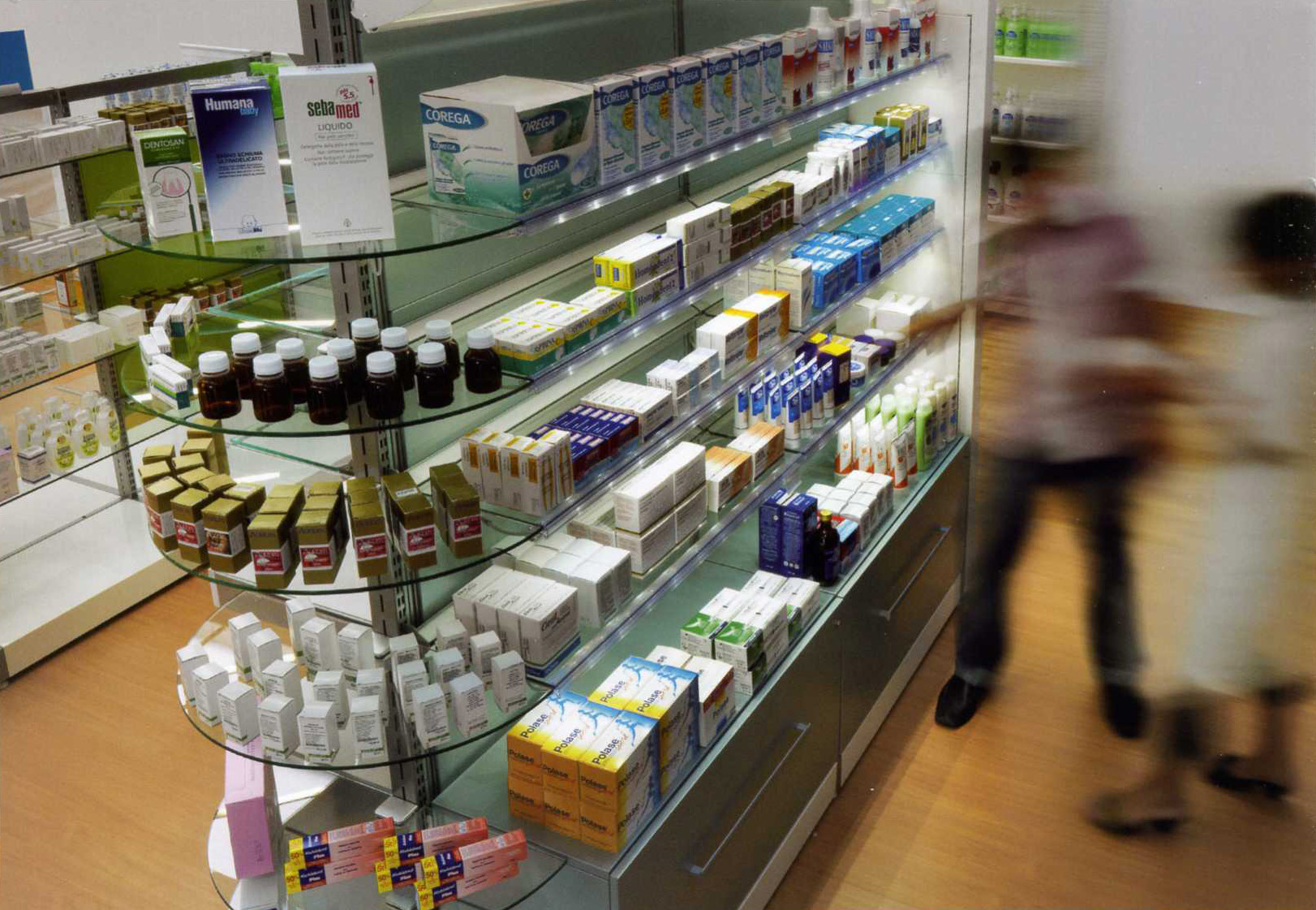Rayonnage pour pharmacie - System10 - Modulaire, esthétique et fonctionnel avec éclairage LED_0