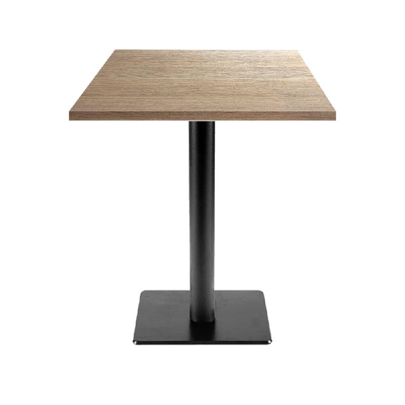 RestooTab - Table Milan T 60x60cm décor chêne vicenz - marron fonte TB-MIT-6060M-CH.VIC_0