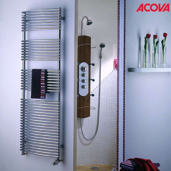 SÈCHE-SERVIETTE ACOVA - KÉVA SPA CHROMÉ CHAUFFAGE CENTRAL 532W - CKO-135-050