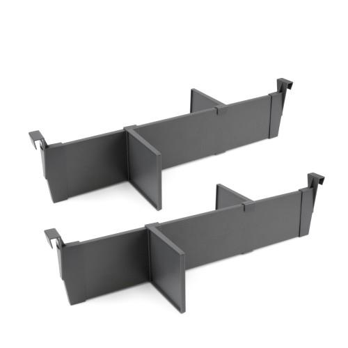 SÉPARATEUR POUR TIROIR - RÉGLABLE - GRIS - 600 MM - VERTEX CONCEPT EMUCA