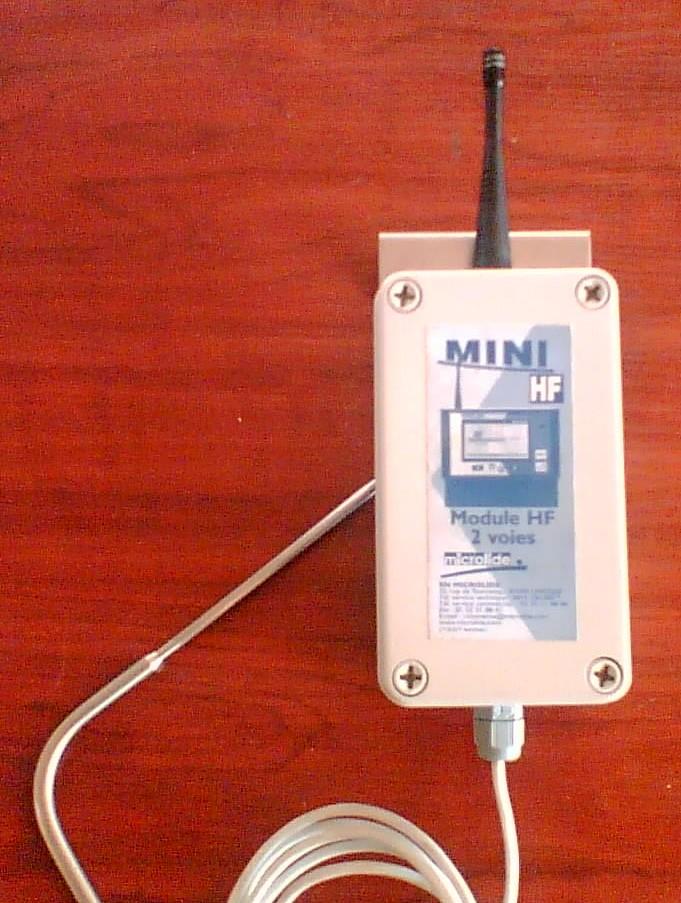 Sonde de température sans fil - communication radio - compatible enregistreur MINILIDE et systèmes PC_0