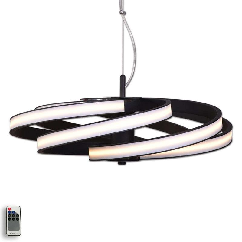 DOMILUCE SUSPENSION LED ZOYA DÉCORATIVE, NOIRE