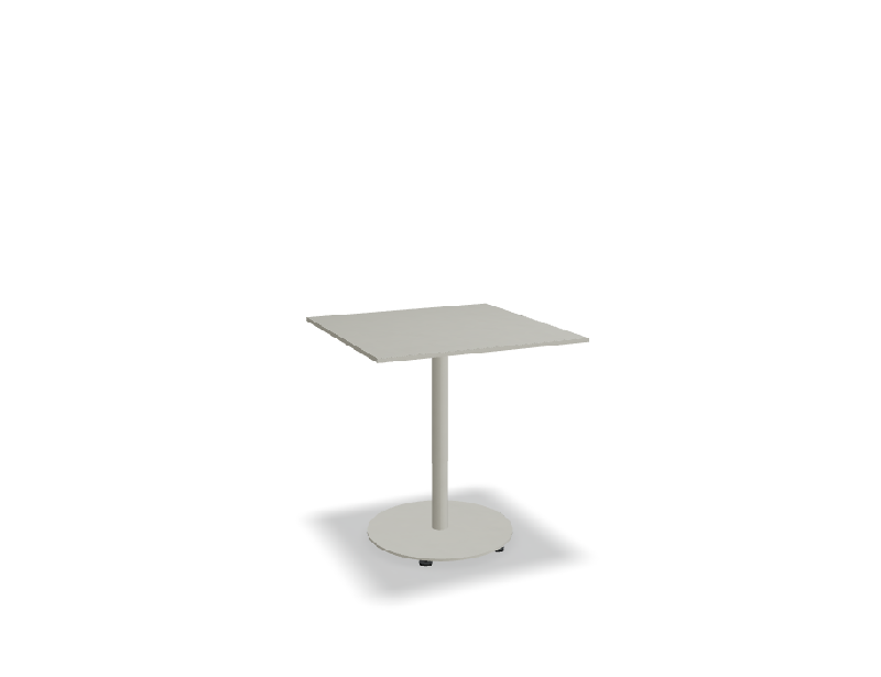 Table de café carrée 70x70 BOLT - blanc perle_0
