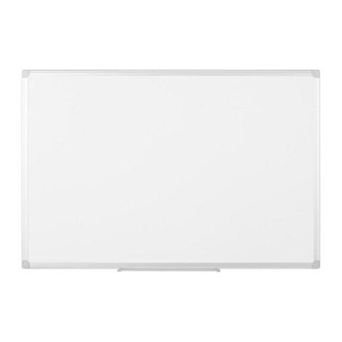 TABLEAU BLANC MAGNÉTIQUE MAYA EARTH BI-OFFICE, SURFACE EN ACIER LAQUÉ, CADRE EN ALUMINIUM, 90 X 60 CM